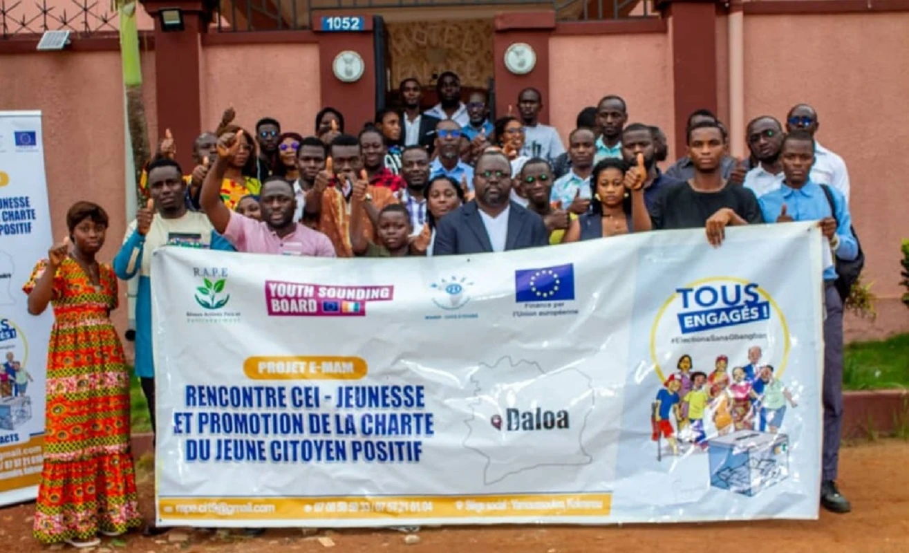 Daloa : Des leaders d'opinion et des jeunes de la société civile sensibilisés à la citoyenneté positive
