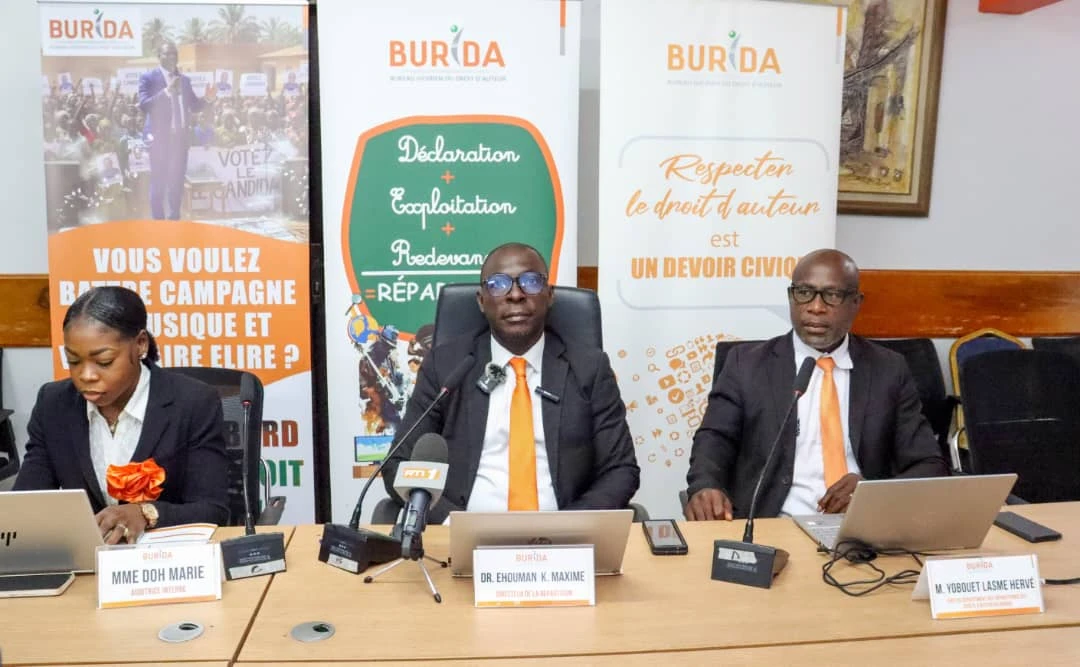 Droits d’auteur et droits voisins : Le BURIDA entame la répartition de 2,5 milliards FCFA aux artistes